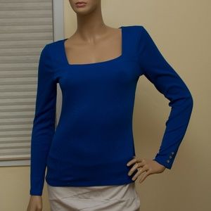 LIMITED Blue Long-Sleeve top